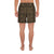 Polynesian Lauhala Mix Gold Men's Athletic Long Shorts - Polynesian Pride