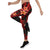 Samoa Polynesian Women Legging - Red Plumeria - Polynesian Pride