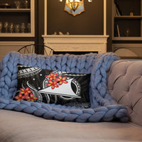 Tokelau Polynesian Pillow - White Plumeria - Polynesian Pride