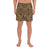 Polynesian Culture Gold Men's Athletic Long Shorts Art - Polynesian Pride