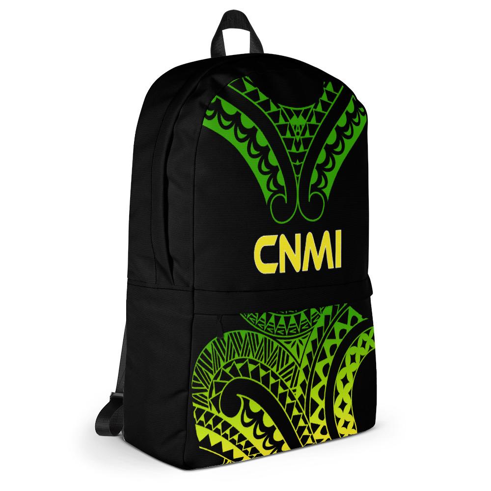 Northern Mariana Islands Polynesian Backpack - Reggae Tribal Pattern - Polynesian Pride