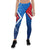 Samoa Leggings - Samoa Flag with Polynesian Patterns - Polynesian Pride