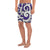 Polynesian Maori Ethnic Ornament Violet Men's Athletic Long Shorts - Polynesian Pride