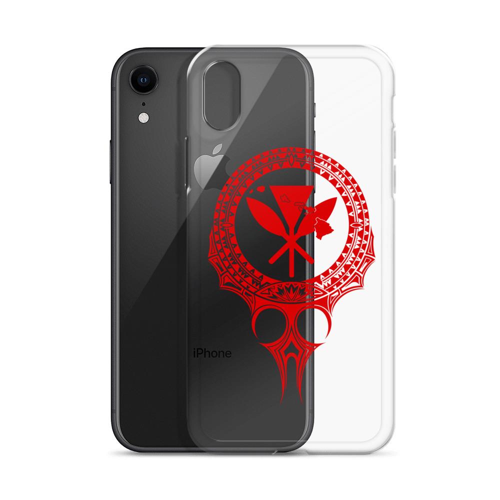 Kanaka Maoli Iphone Case The Eyes Red AH iPhone XR Phone Case Red - Polynesian Pride