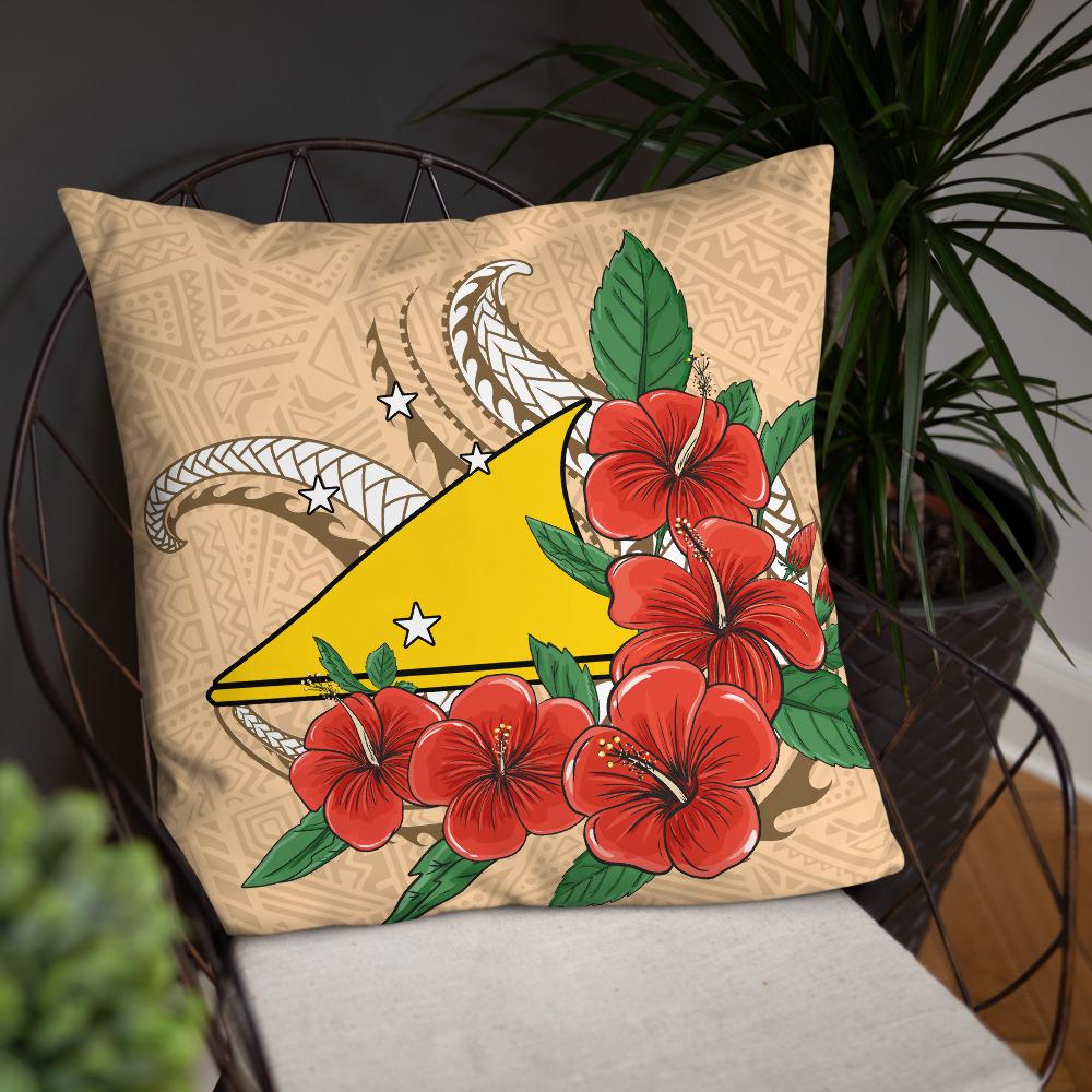 Tokelau Polynesian Pillow - Hibiscus Coat of Arm - Polynesian Pride