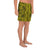 Polynesian Symmetry Yellow Men's Athletic Long Shorts - Polynesian Pride