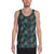 Tropical Monstera Leaf Green Hawaii Men's Tank Top AH White - Polynesian Pride