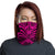 Polynesian Maori Mask Pink Unisex Neck Gaiter One Size Art - Polynesian Pride