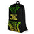 Wallis and Futuna Polynesian Backpack - Reggae Tribal Pattern - Polynesian Pride