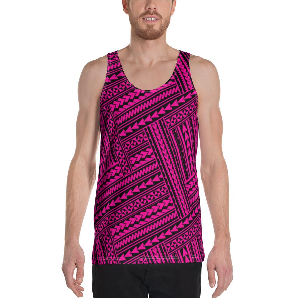 Polynesian Nation Pink - Hawaii Men's Tank Top Pink - Polynesian Pride