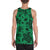 Polynesian Turtle Palm And Sea Pebbles Green - Hawaii Men's Tank Top - Polynesian Pride