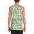 Hawaii White Seamless Ethnic Pattern Monstera Leaf - Hawaii Men's Tank Top AH - Polynesian Pride