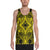 Polynesian Plumeria Mix Yellow Black - Hawaii Men's Tank Top Yellow - Polynesian Pride