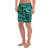 Polynesian Hawaiian Style Tribal Tattoo Turquoise Men's Athletic Long Shorts - Polynesian Pride