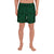 Polynesian Lauhala Mix Green Men's Athletic Long Shorts Art - Polynesian Pride