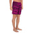 Polynesian Hawaiian Style Tribal Tattoo Pink Men's Athletic Long Shorts - Polynesian Pride