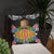 Tokelau Pillow - Coat Of Arms With Tropical Flowers - Polynesian Pride