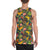 Seamless Tropical Flower Plant And Leaf Pattern Hawaii Men's Tank Top AH - Polynesian Pride