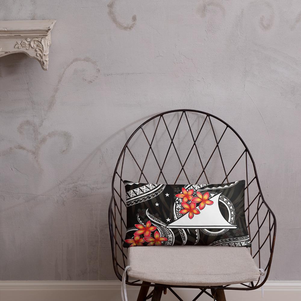 Tokelau Polynesian Pillow - White Plumeria - Polynesian Pride