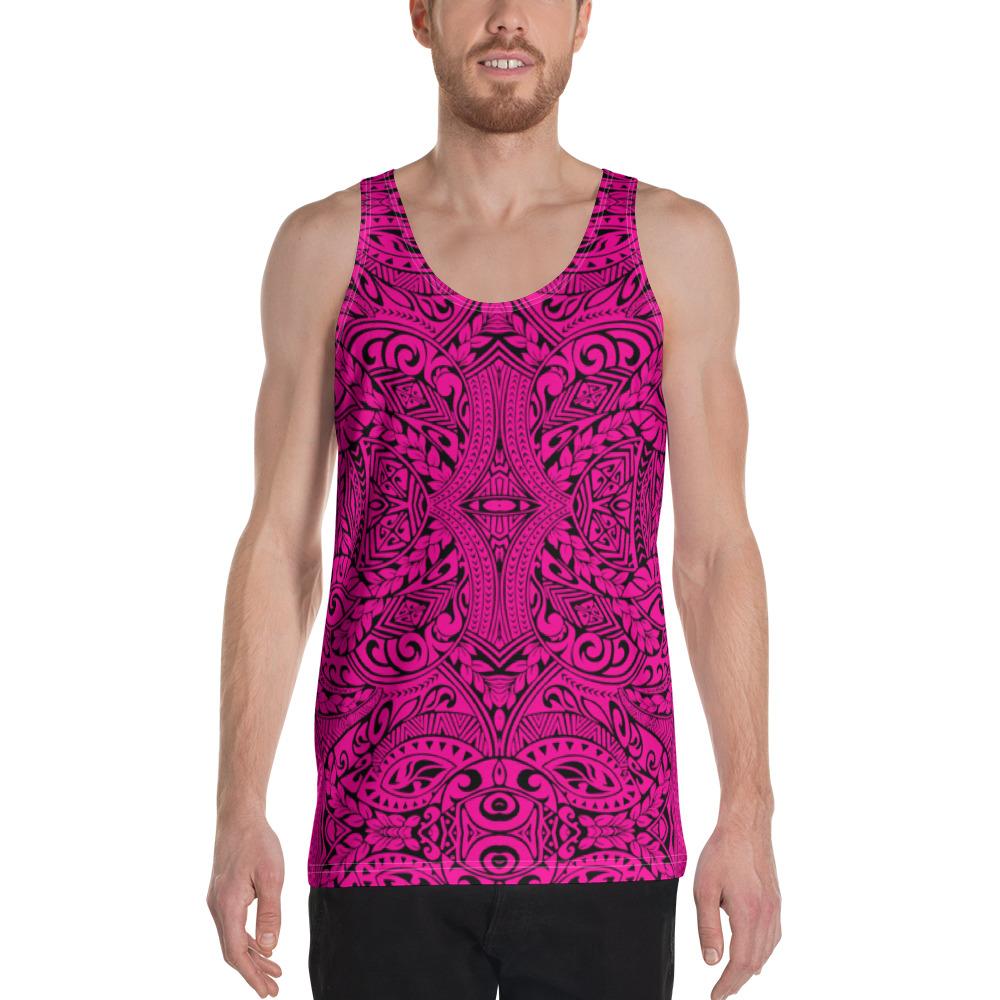 Polynesian Culture Pink - Hawaii Men's Tank Top Pink - Polynesian Pride