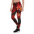 Tonga Polynesian Women Legging - Red Plumeria - Polynesian Pride