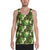 Hawaii Tropical Leaves And Plumeria - Hawaii Men's Tank Top AH White - Polynesian Pride