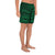 Polynesian Hawaiian Style Tribal Tattoo Green Men's Athletic Long Shorts - Polynesian Pride