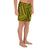 Polynesian Nation Yellow Men's Athletic Long Shorts - Polynesian Pride