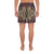 Polynesian Symmetry Brown Men's Athletic Long Shorts - Polynesian Pride