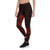 Tonga Polynesian Leggings - Polynesian Tattoo Red Version - Polynesian Pride