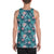 Hawaii Tropical Monstera Leaf Blue - Hawaii Men's Tank Top AH - Polynesian Pride