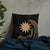 Nauru Polynesian Basic Pillow - Gold Tribal Wave - Polynesian Pride