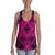 Polynesian Plumeria Mix Pink Black Hawaii Women's Racerback Tank Top Art - Polynesian Pride