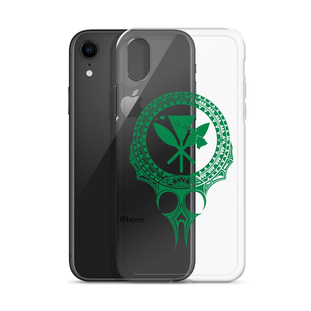 Kanaka Maoli Iphone Case The Eyes Green AH iPhone XR Phone Case Green - Polynesian Pride