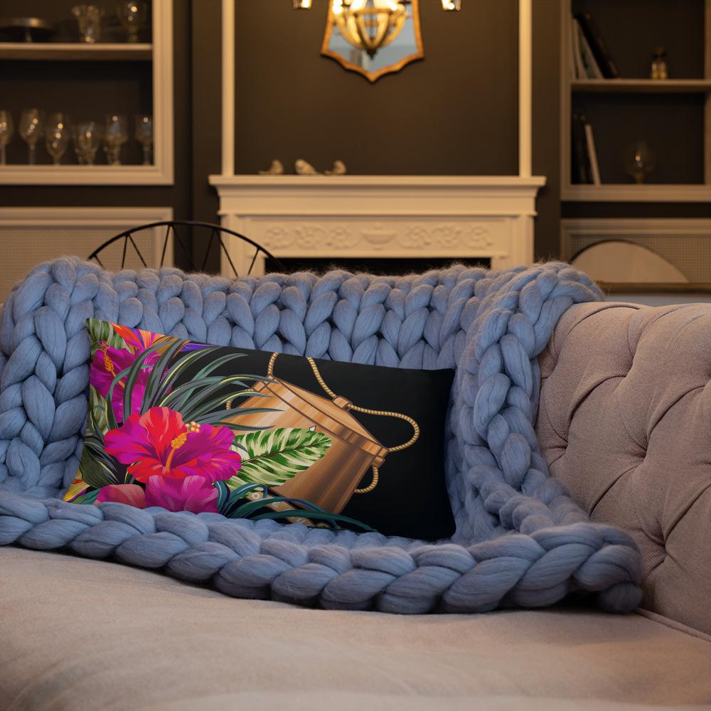 Tokelau Polynesian Basic Pillow - Tropical Bouquet - Polynesian Pride
