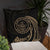 Palau Polynesian Basic Pillow - Gold Tribal Wave - Polynesian Pride