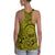 Polynesian Maori Lauhala Yellow Hawaii Women's Racerback Tank Top - Polynesian Pride