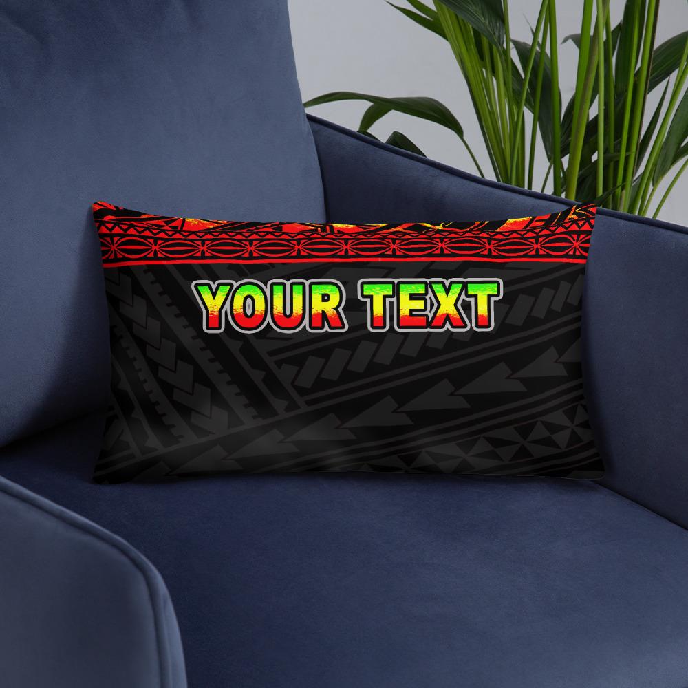 Poly Custom Personalised Basic Pillow - Polynesian Reggae Version - Polynesian Pride