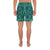 Polynesian Symmetry Turquoise Men's Athletic Long Shorts - Polynesian Pride