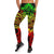 American Samoa Legging - Reggae Shark Polynesian Tattoo - Polynesian Pride