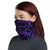 Hawaiian Bandana - Polynesian Plumeria Tatau Purple Neck Gaiter - Polynesian Pride