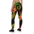 Tahiti Polynesian Legging - Reggae Plumeria - Polynesian Pride