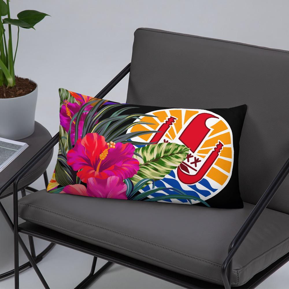Tahiti Polynesian Basic Pillow - Tropical Bouquet - Polynesian Pride