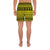 Polynesian Tattoo Tribal Yellow Men's Athletic Long Shorts - Polynesian Pride