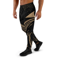 Tokelau Polynesian Sweatpant - Gold Tribal Wave - Polynesian Pride