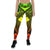 Guam Polynesian Leggings - Guam Reggae Seal with Polynesian Tattoo - Polynesian Pride