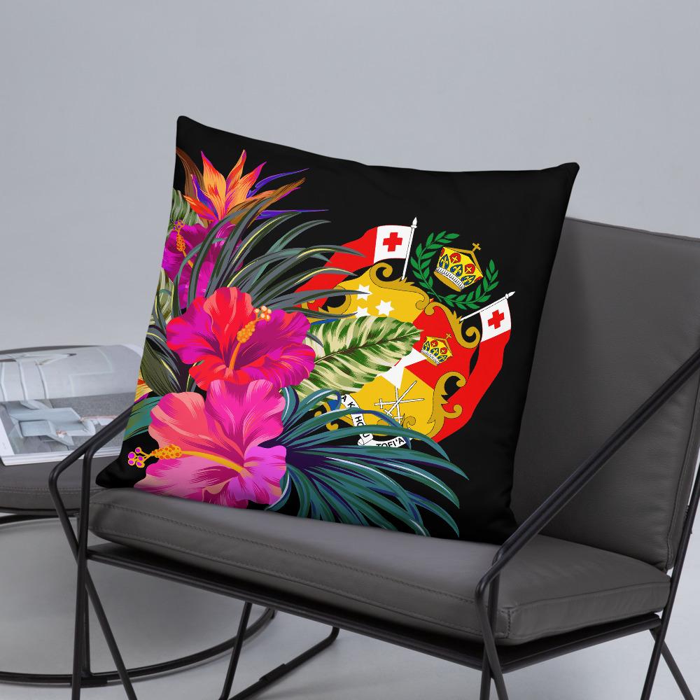 Tonga Polynesian Basic Pillow - Tropical Bouquet - Polynesian Pride