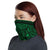 Hawaiian Bandana - Polynesian Tribal Green Neck Gaiter - Polynesian Pride