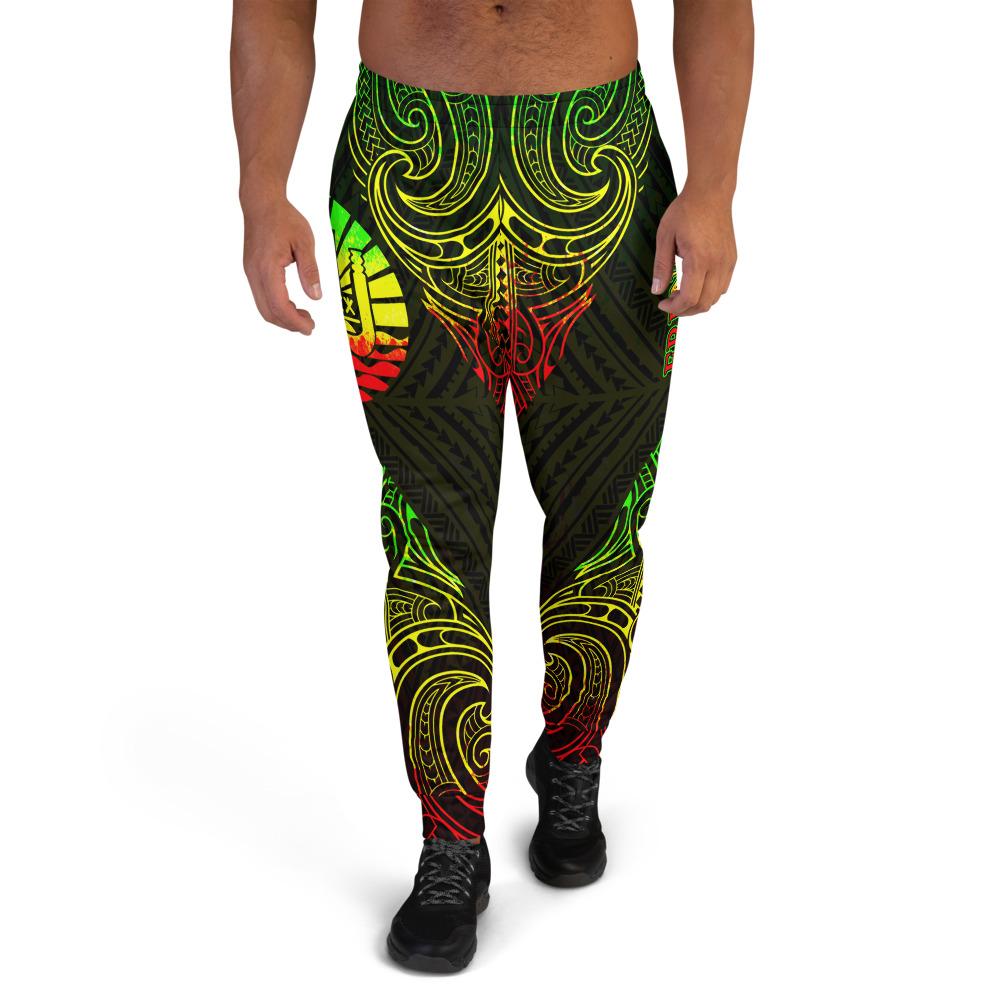 French Polynesia Sweatpant - Polynesian Patterns Reggae Color Unisex Reggae - Polynesian Pride