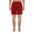 Polynesian Culture Red Men's Athletic Long Shorts - Polynesian Pride